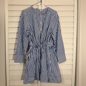 Free Assembly Blue and White Striped Dress